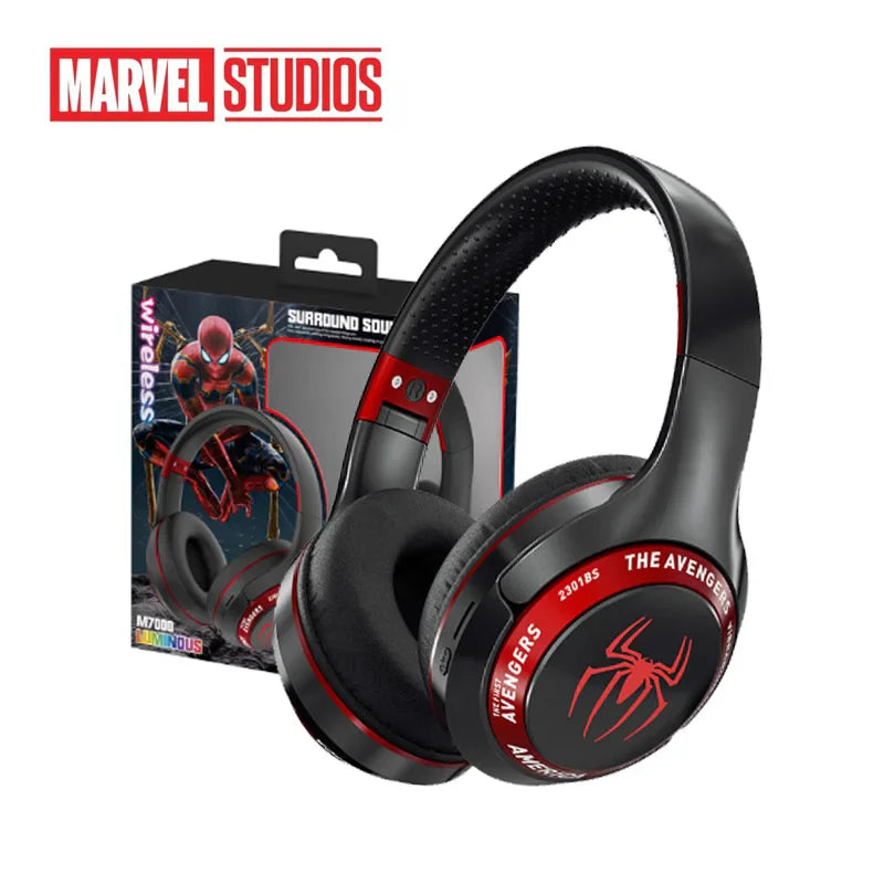 Marvel Spider Man Bluetooth Eagles Over ear Foldable Computer Wireless Headphones