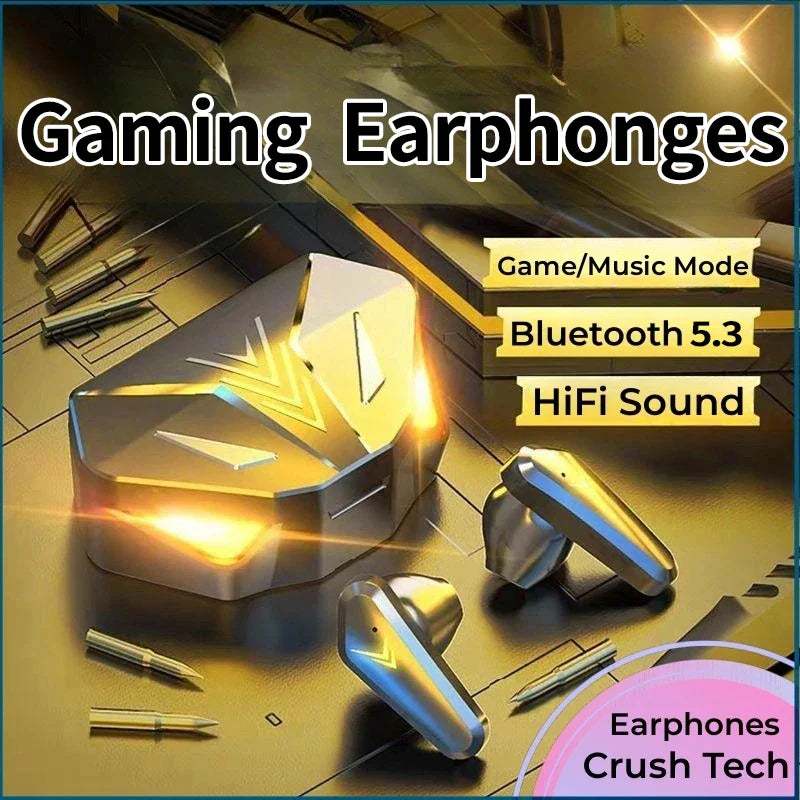 2025 NEW TWS Earphones Bluetooth Wireless Gamer Headphones
