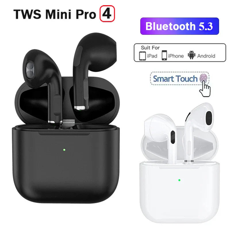 TWS Pro4 Bluetooth Earphones Wireless Headphones