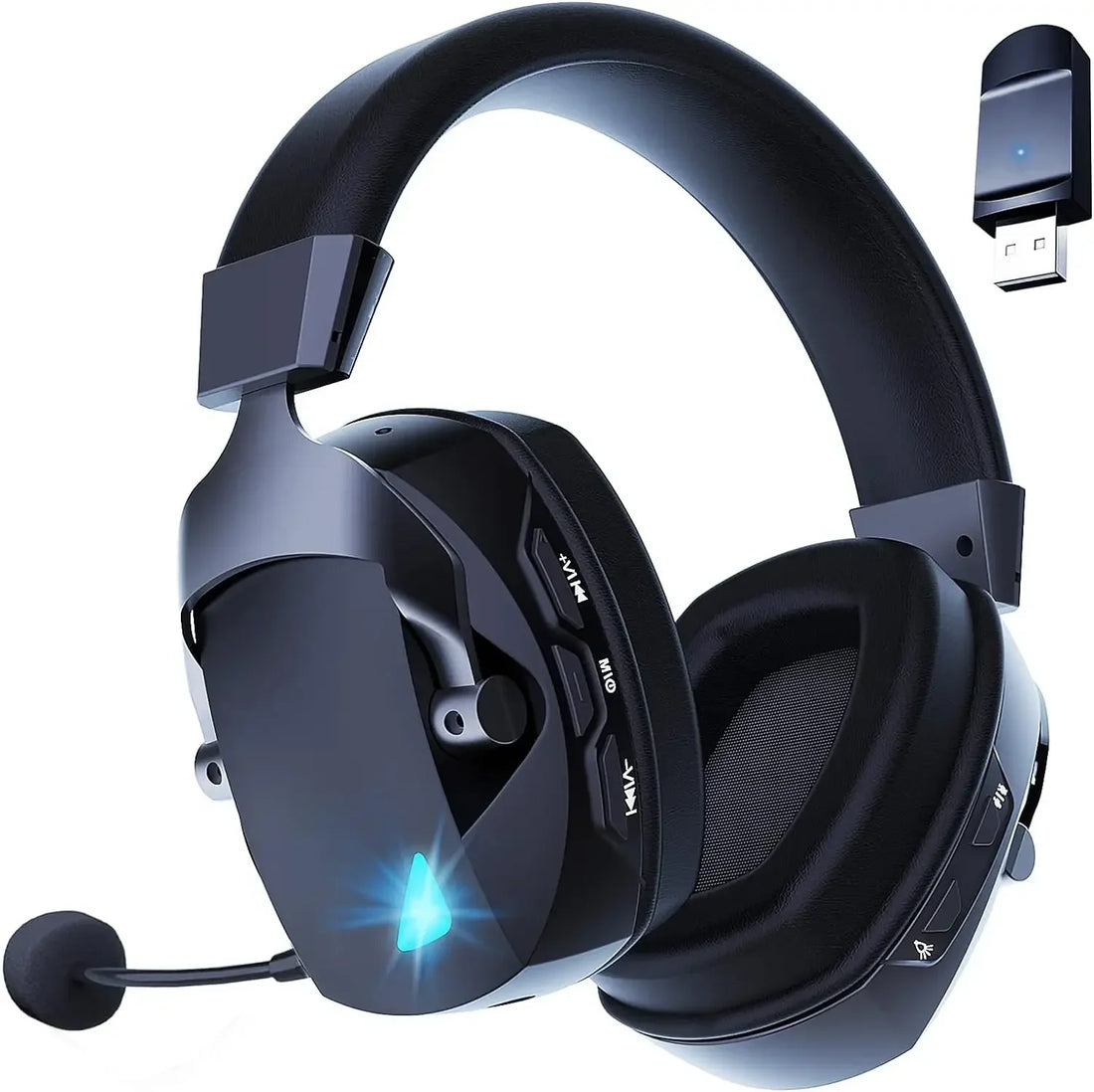 Acinaci Wireless Gaming Headset with Mic 2.4G Bluetooth Headphone USB 3.5mm